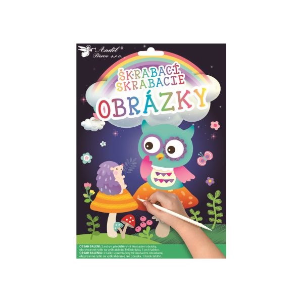 Škrabací obrázky_sovička